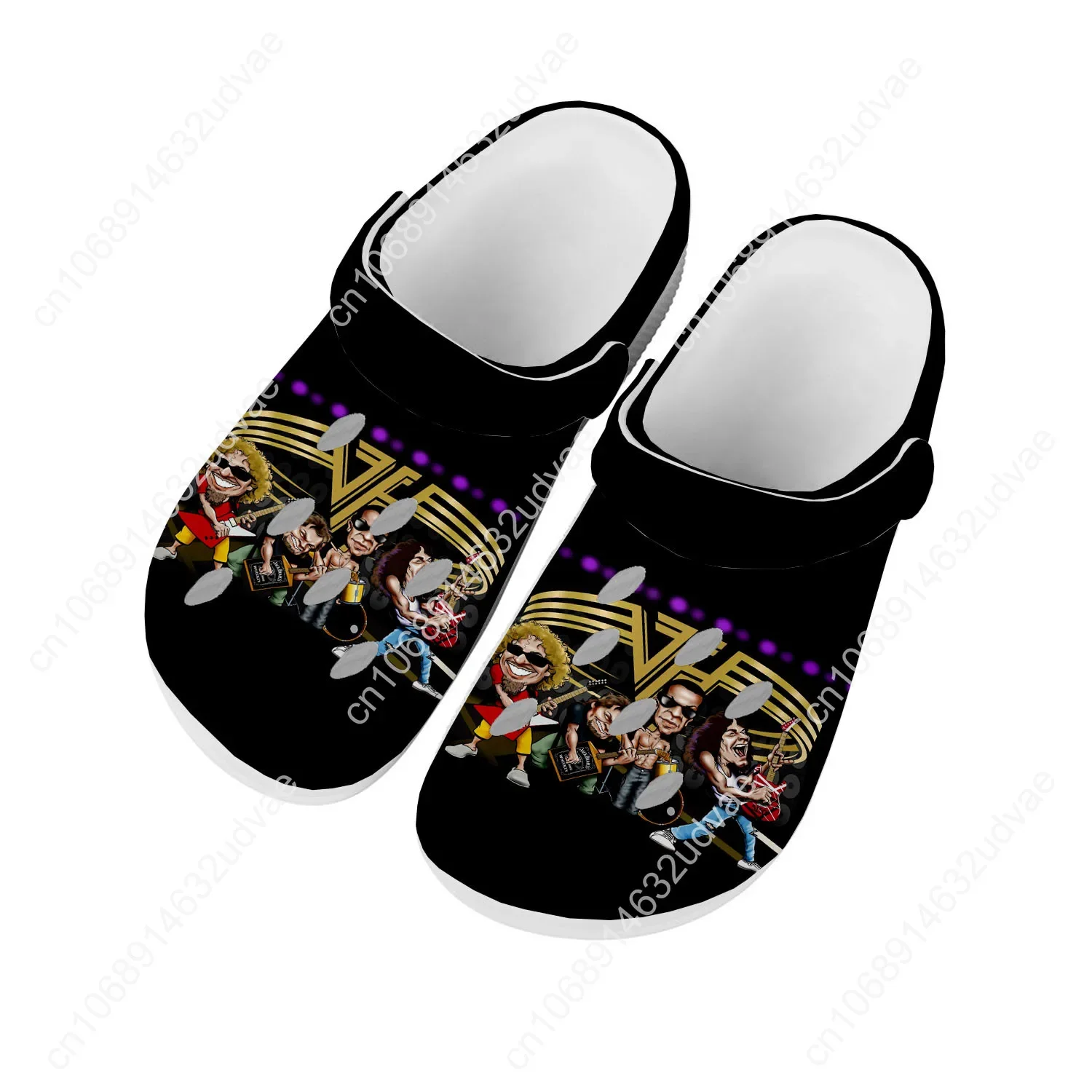 Van Evh 5150 Stripes Halen Water Shoes Mens Womens High Quality Fashion Home Garden Clogs Customizd Sandals Beach Hole Slippers 4
