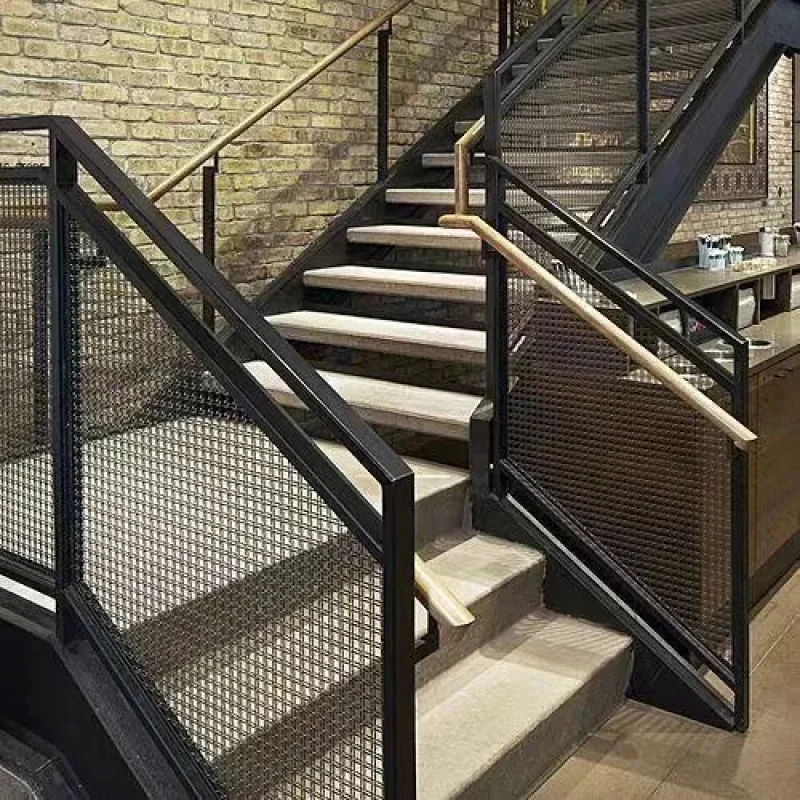 custom.TAKA Customized Decorative Steel Stairs Cabe Railing External Metal Staircase Outdoor Straight Staircase