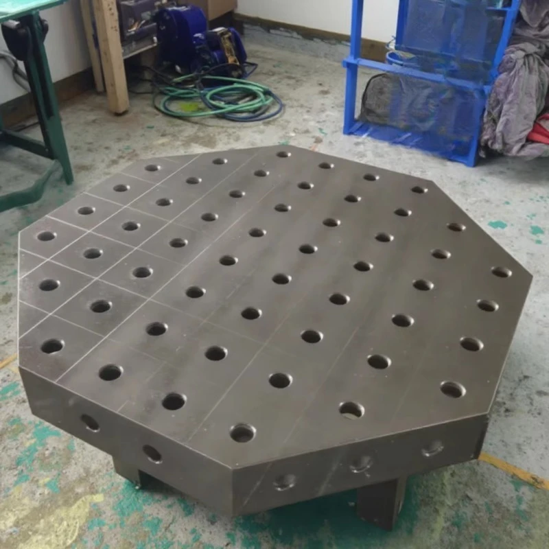 3D octagonal welding table is easy to assemble adjustable welding table