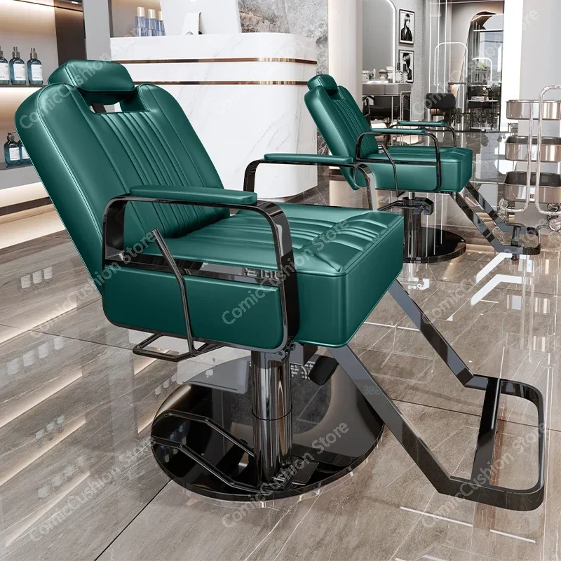 Luxury Salon Chair Recliner Hairdresser Swivel Professional Beauty Barber  Makeup Bancada Para Barbearia  Furniture