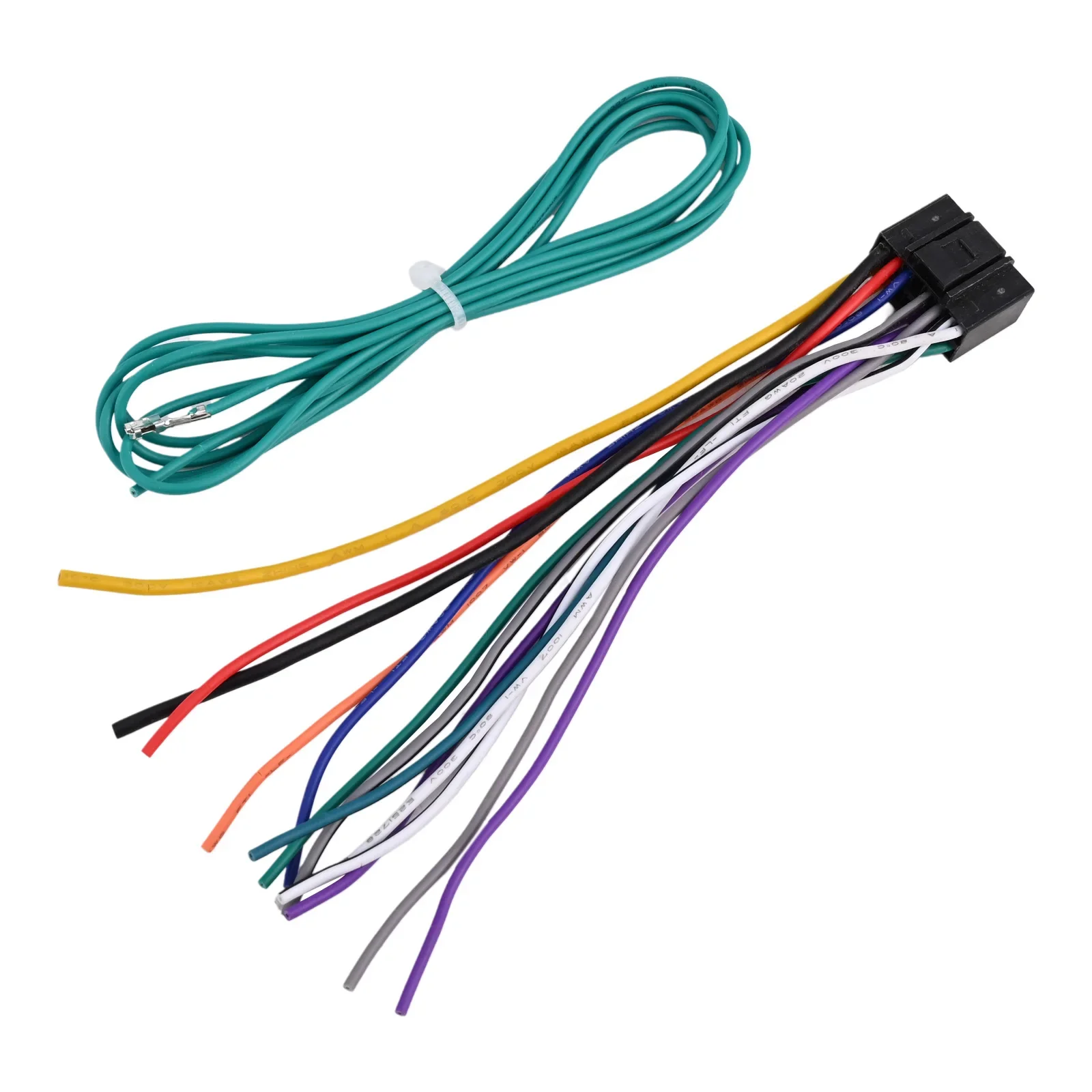 Car Audio Wiring Harness Radio Wiring Secure Connection Sturdy Construction 16 Pin Easy Installation Car Audio Installation