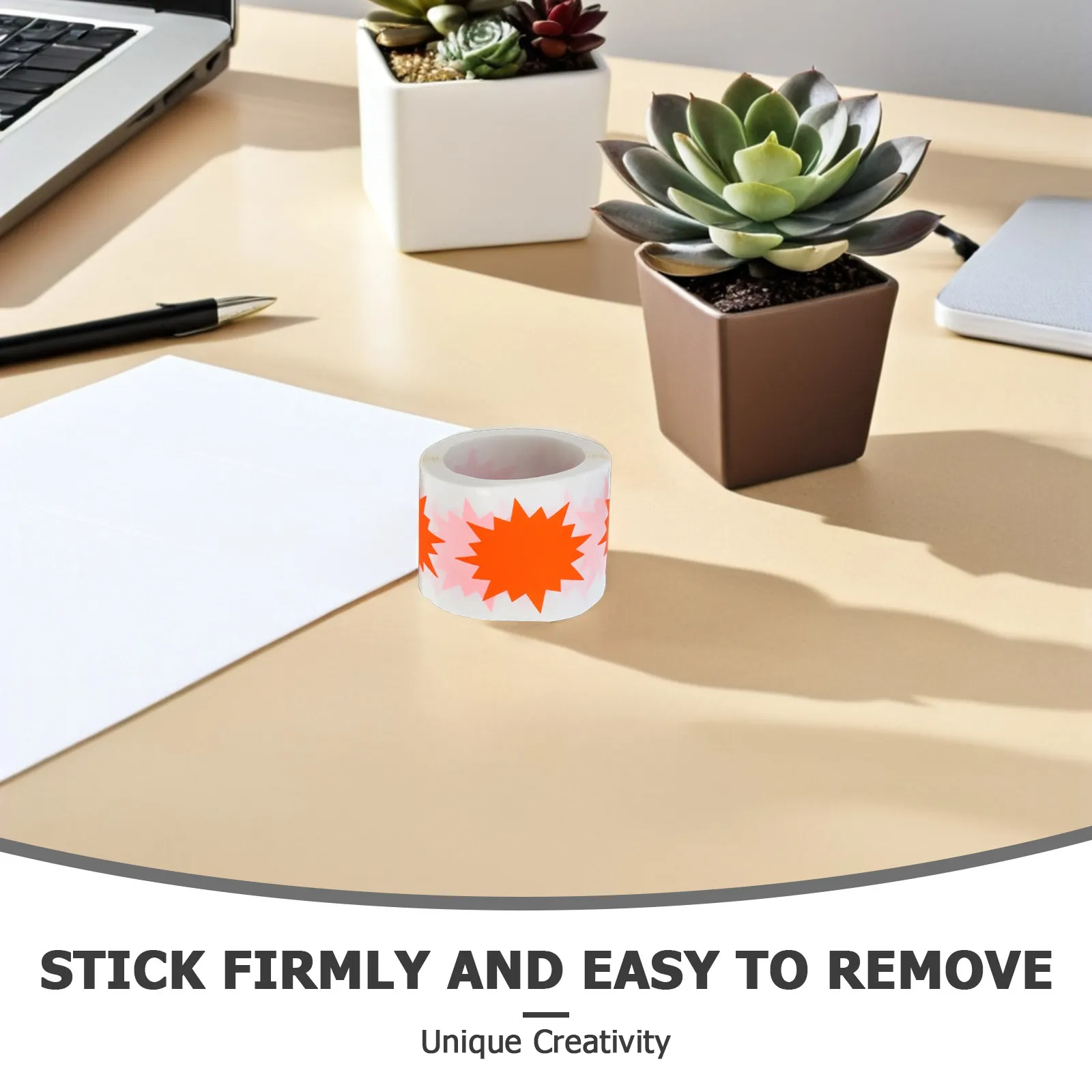 Fluorescent Price Tags Stickers – Self-Adhesive, Easy Apply & Remove Without Residue for Retail Stores