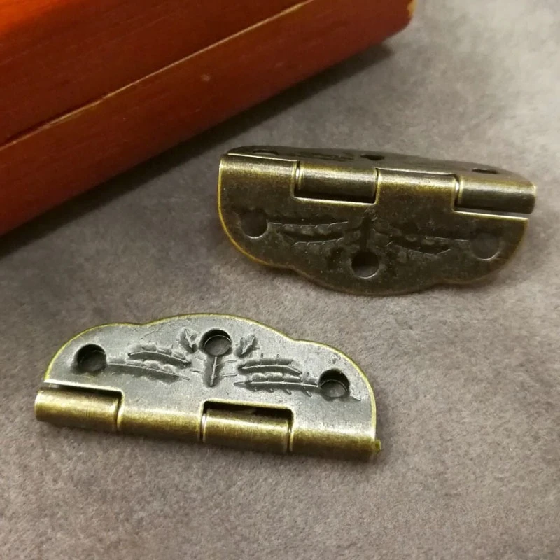 10pcs/Set 30mm x22mm Door Butt Hinges Alloy rotated from 0 degrees to 280 degrees Antique Bronze Tool Parts
