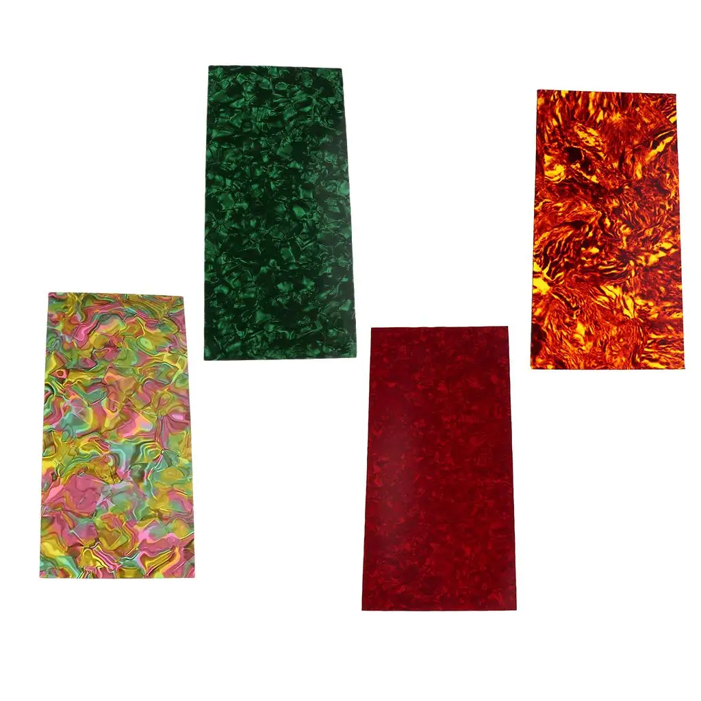 Guitar Head Shell Sheet Celluloid Material Replacement Headplate for Luthier DIY Guitar Tools and Accessories