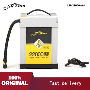 Tattu HV 22000mAh 25c 12s 45,6 V wiederaufladbare Batterie von Lithium -Lipo -Polymerbatterie für DIY RC -Drohnen -UAV -Modell UAV Agricultural 12 Hauptverkauf Batterie 12s - №12