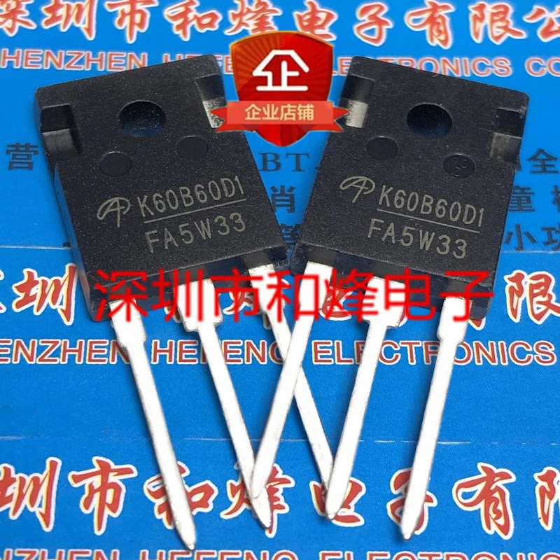 5PCS-10PCS AOK60B60D1 K60B60D1 TO-247 600V 120AIGBT  New And Original On Stock