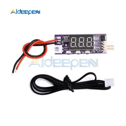 DC 12V Mini 4 Wire PWM Fan Temperature Control Governor Temperature Speed Digital Display Support 3A Fan On/Off Control