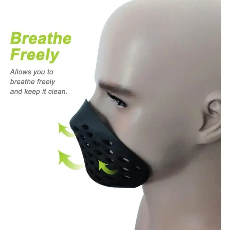 Nueva máscara suave no tóxica Goooods que respira la boca para disfraz de superhéroe, media máscara de goma para adultos