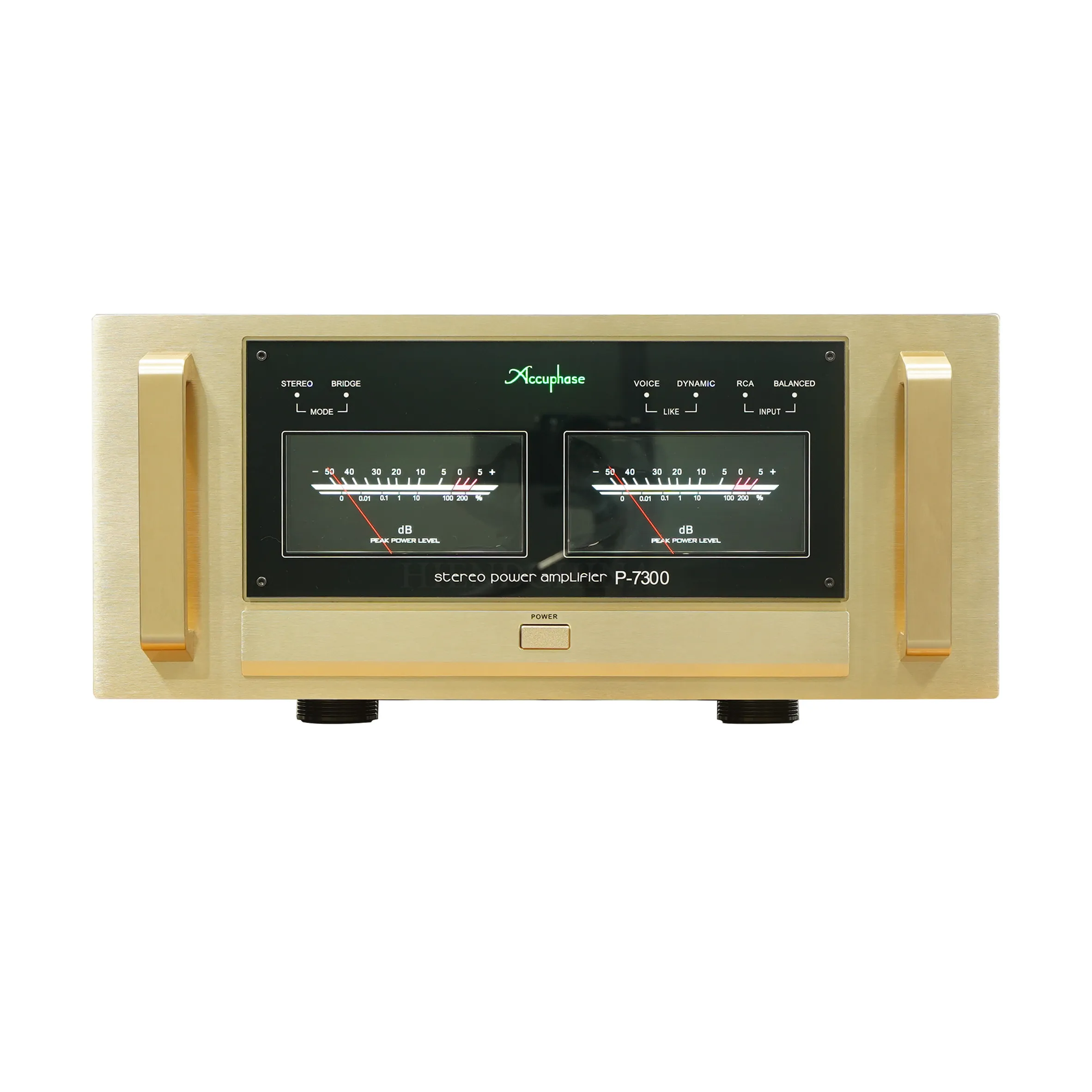 STEREO POWER AMPLIFIER P-7300 Co-py Accuphase Each Channel Delivers Ample Power Down To Low Load Impedances Of 2-16 Ohm