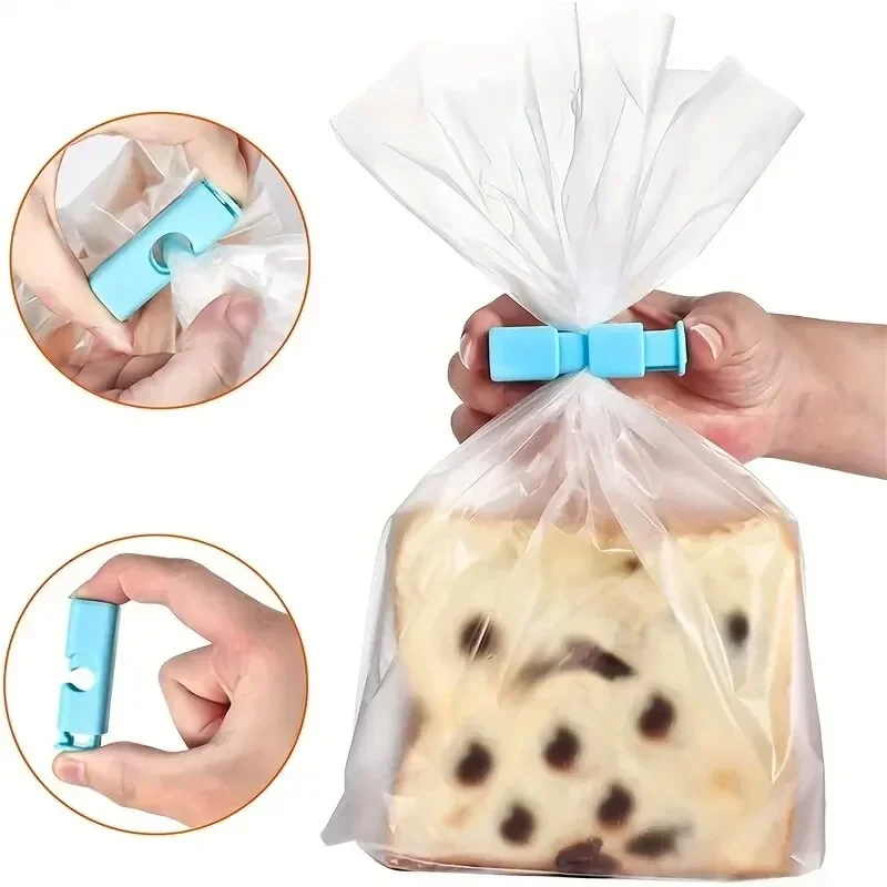 10 Stück wiederverwendbare Lebensmittelbeutel-Clips, starker Griff, Snack-Dichtungsclips für Chips, Müsli, feuchtigkeitsbeständig, Plastiktüten-Versiegelung, Küchenaufbewahrung