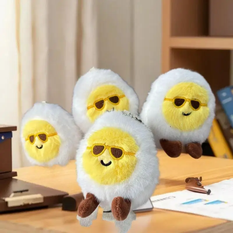 ميلاد سعيد ظلال البيض محشوة أفخم المفاتيح مضحك عروسة كارتون حقيبة قلادة الملحقات حقيبة مدرسية سحر الهدايا #6