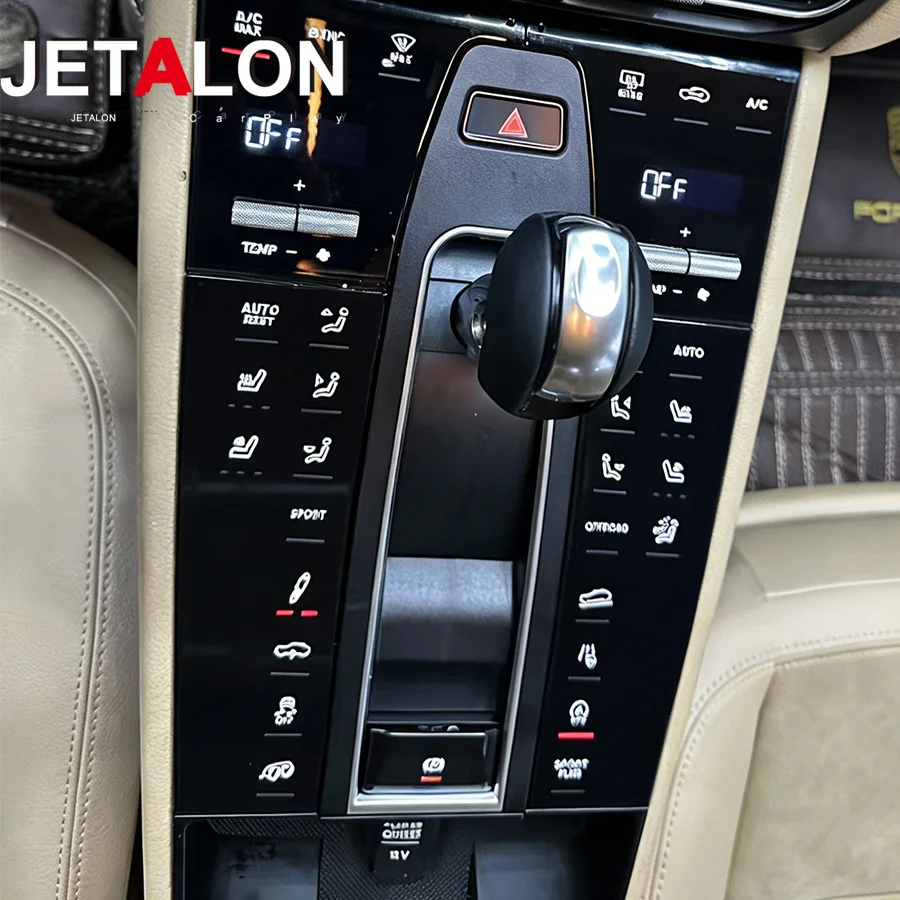 LCD Center Console Panel Car Accessories For Porsche Macan 2014-2021 Easy Installation Hot Selling Gear Shift Panel Upgrade