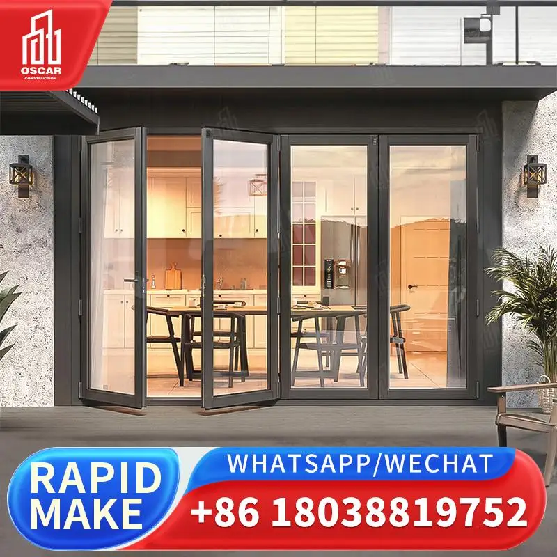 

Customizable Factorymade Aluminum Accordion Door for European Commercial Spaces Creative Solution Aluminum Folding Door