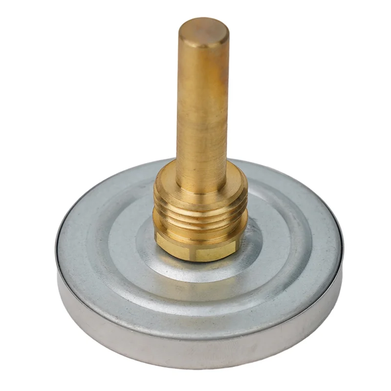 ABRB-Medidor de temperatura del agua 120 °   C 2 piezas con funda de cobre calefacción de caldera con amortiguador atornillado de 1/2 pulgada