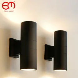 Hot sales up and down Black Gray Wall Light Outdoor 6W 10W 18W 30W 36W Porch Light Waterproof Terrace Garden Aluminum IP65