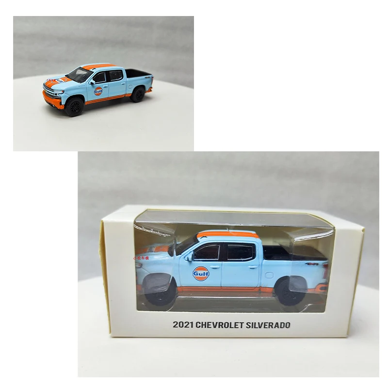 Green Light Limited Green Tire Edition 1:64 Big Truck Gulf Edition Mustang Имитация литого под давлением модель автомобиля из сплава Детская игрушка