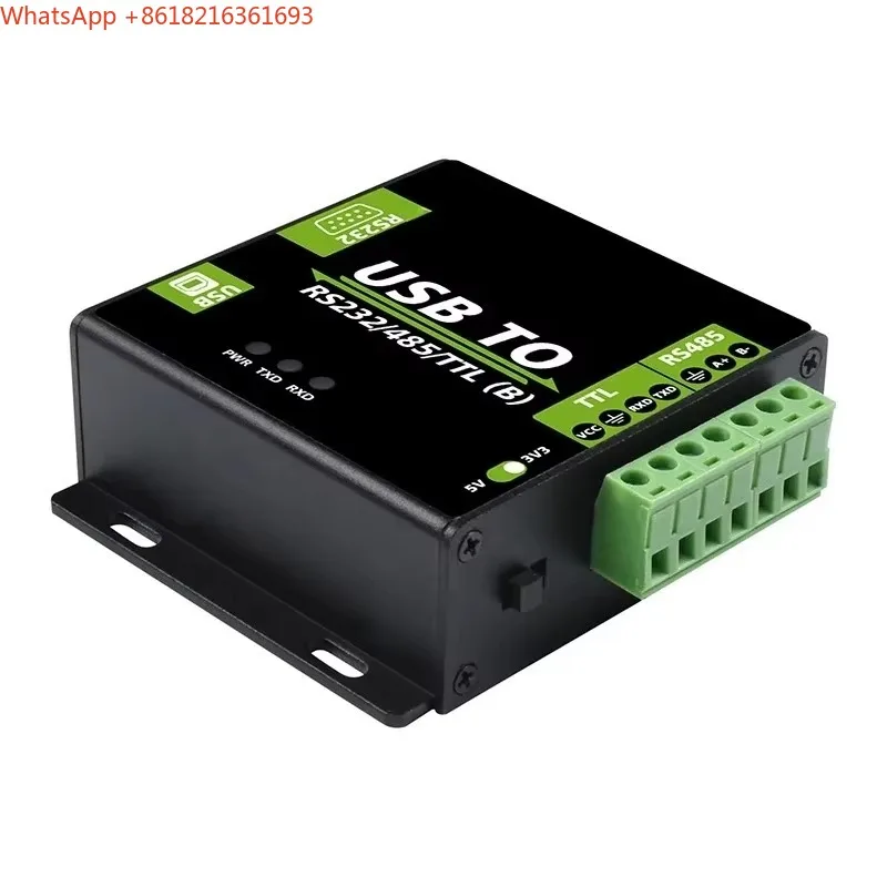 Limited Offer USB To RS232/RS485/TTL UART Communication Module Multi-serial Bi-directional Industrial Grade With Isolation