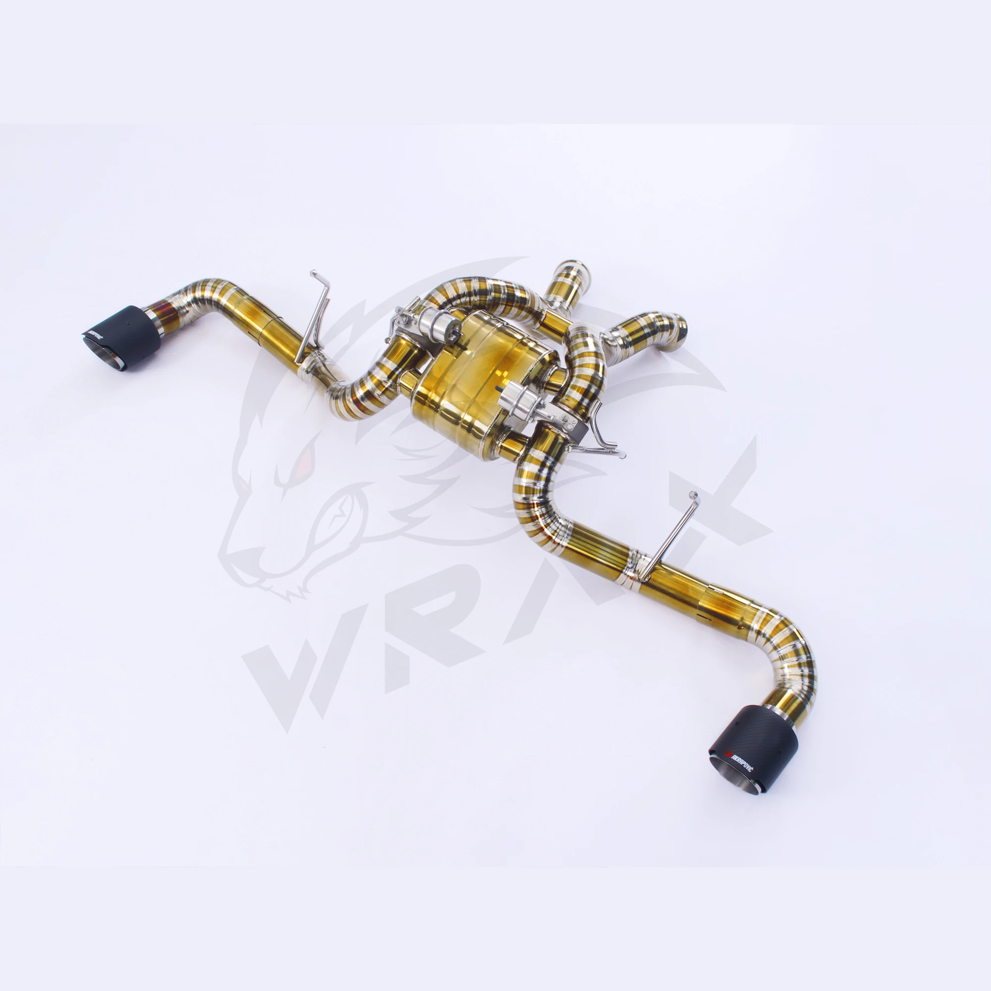 Tytanowy układ wydechowy Catback z zaworami do McLarena 570S 2015-2021 |   Agresywny dźwięk wyścigowy |   Lekka poprawa wydajności