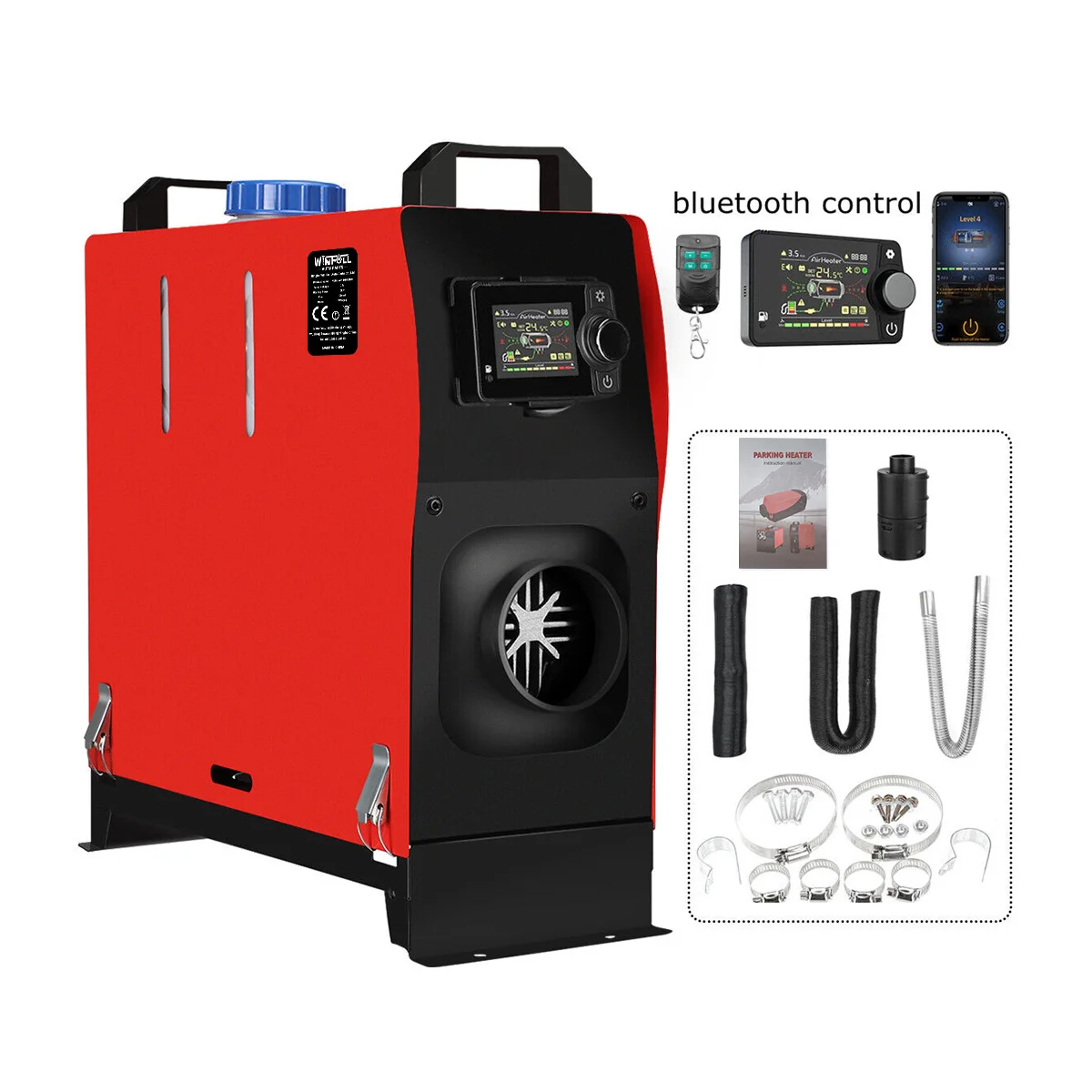 APP Control Diesel Heater 12V 5kW All In One Parking Air Heater For Trucks Motor-homes Boats Bus