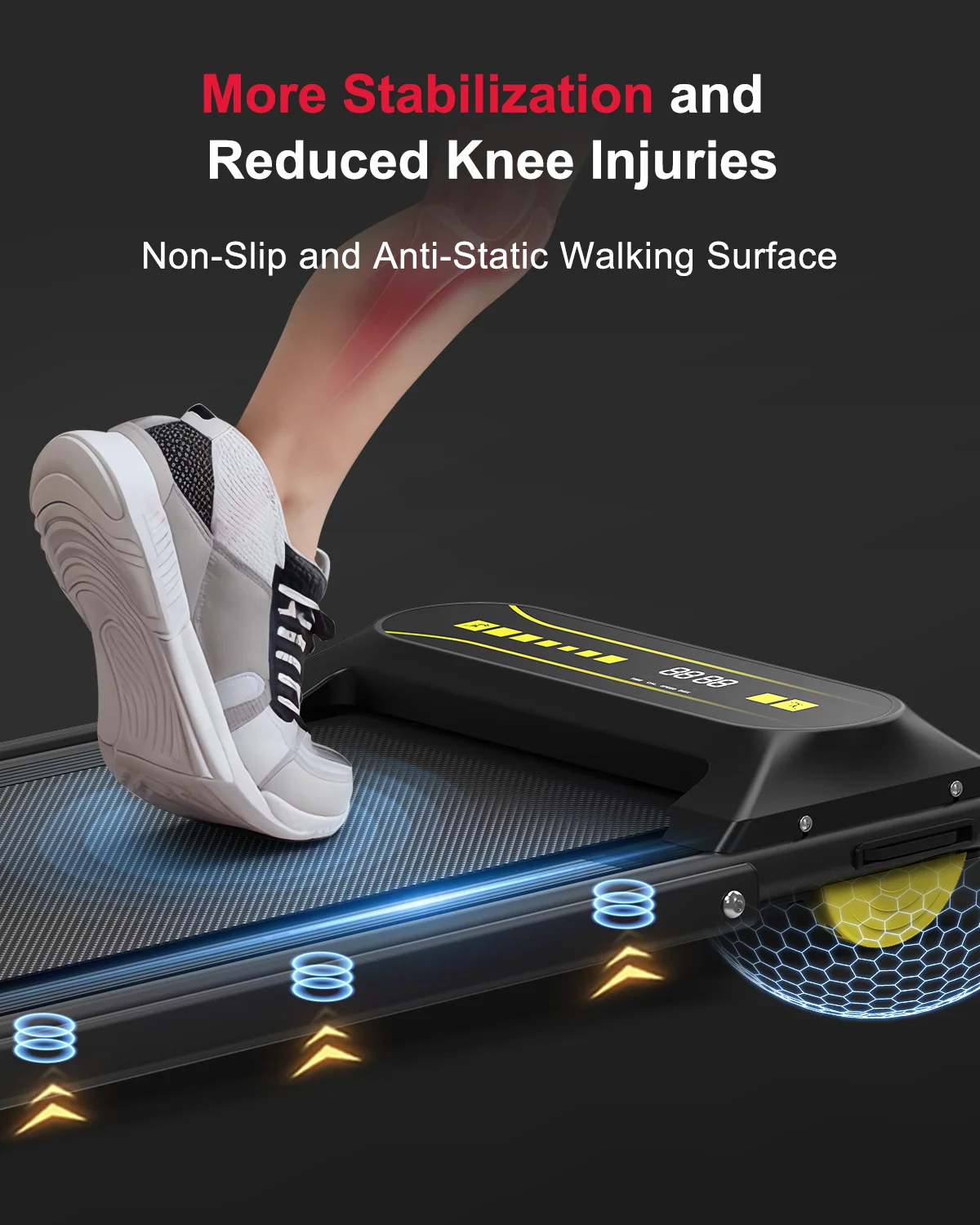 2.5HP 2-in-1 책상 아래 러닝머신 맞춤형 전동 접이식 도매 홈짐 워킹패드