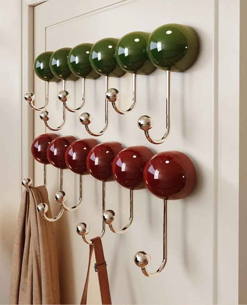 Wall Coat Rack Living Room Adsorption Type Hallstand No Need for Drilling Accessory Hat Racks Entrance Hall Furniture Coat Rack
