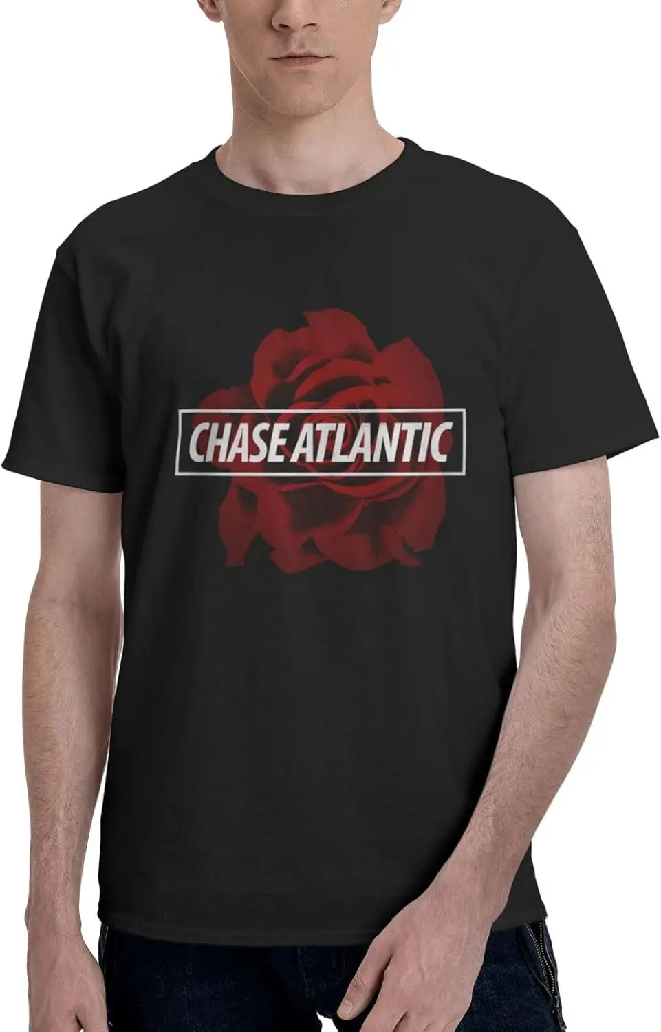 Chase Atlantic T Shirt Men Short Sleeve Cotton T-Shirt Summer Fashion Graphic Shirt Gym Sports Tees Top