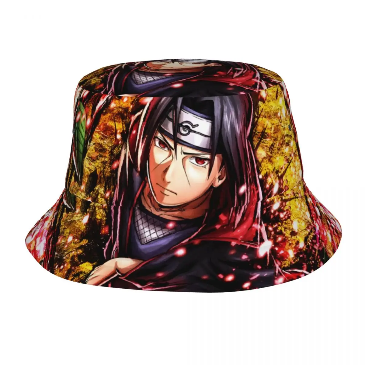 

Мужская панама с принтом в стиле манга: Учиха Итачи, летняя пляжная кепка-рыбак с мультяшным рисунком