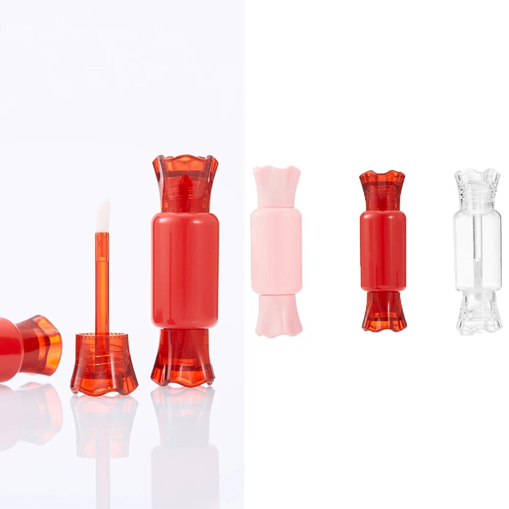 

10pcs Empty Gloss Bottles Portable Travel Size Lipstick DIY Tube Containers Small Lip Gloss Bottles for Makeup Lip Oil