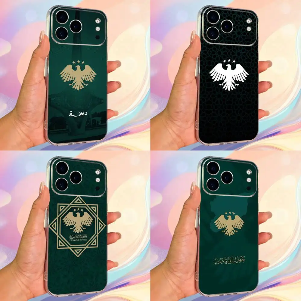 

FREE Art S-SYRIA Flay Case For iPhone 17,11,12,13,16,14,15,Pro,Max,Plus,X,XS,XR,SE,Mini Transparent Soft Silicone