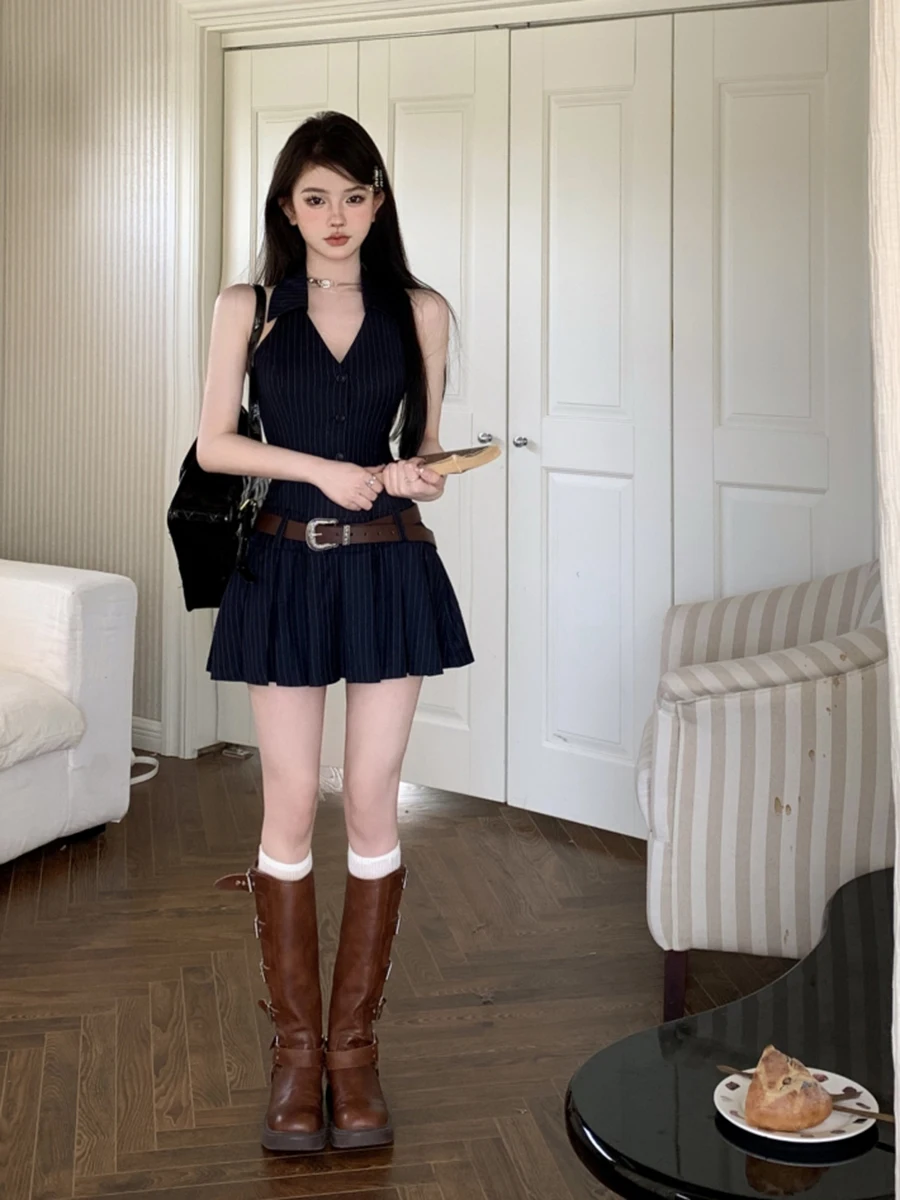 Dresses Womens Ruffle Autumn Winter Wool Layered Ribbed Textured Double-Sided Fluffy Breathable Soft Comfortable Christmas Femme