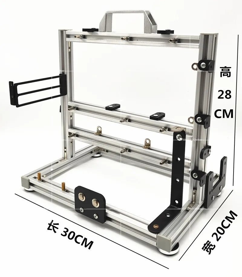 Open Chassis Matx Computer Chassis Rack Aluminum Alloy ATX Creative Personality ITX Desktop DIY Rack