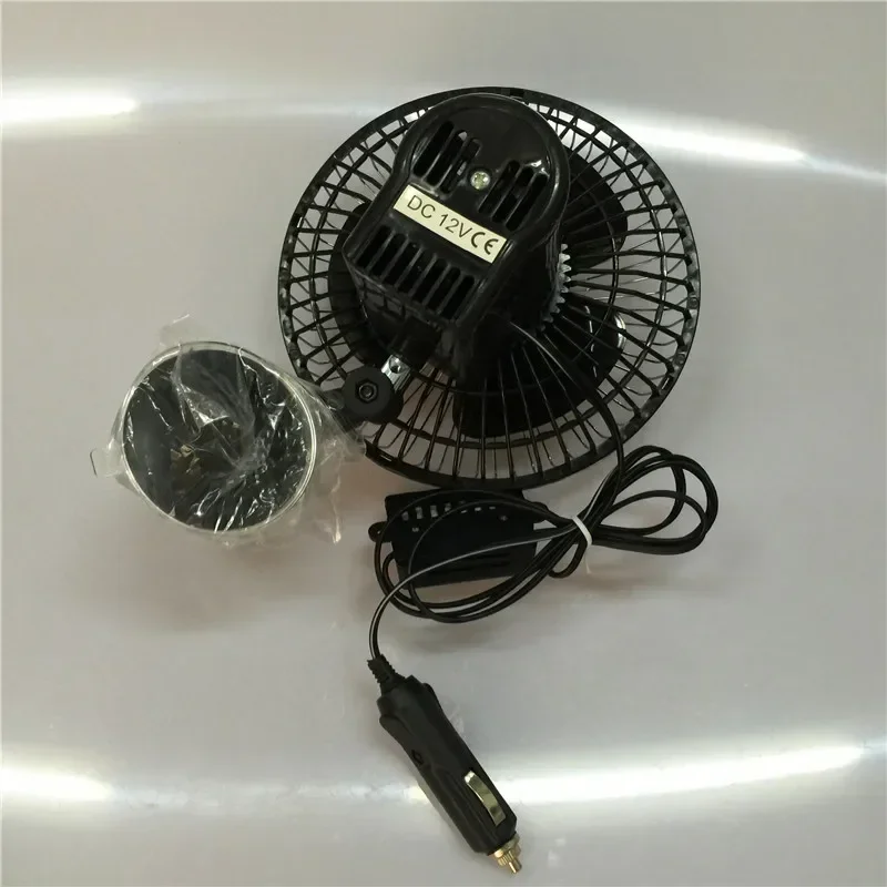ل مصاصة سيارة مروحة السيارة 6 بوصة 12V24 مروحة السقف البنزين داخل مروحة صغيرة فان سيارة فان شحن مجاني محرك دراجة نارية