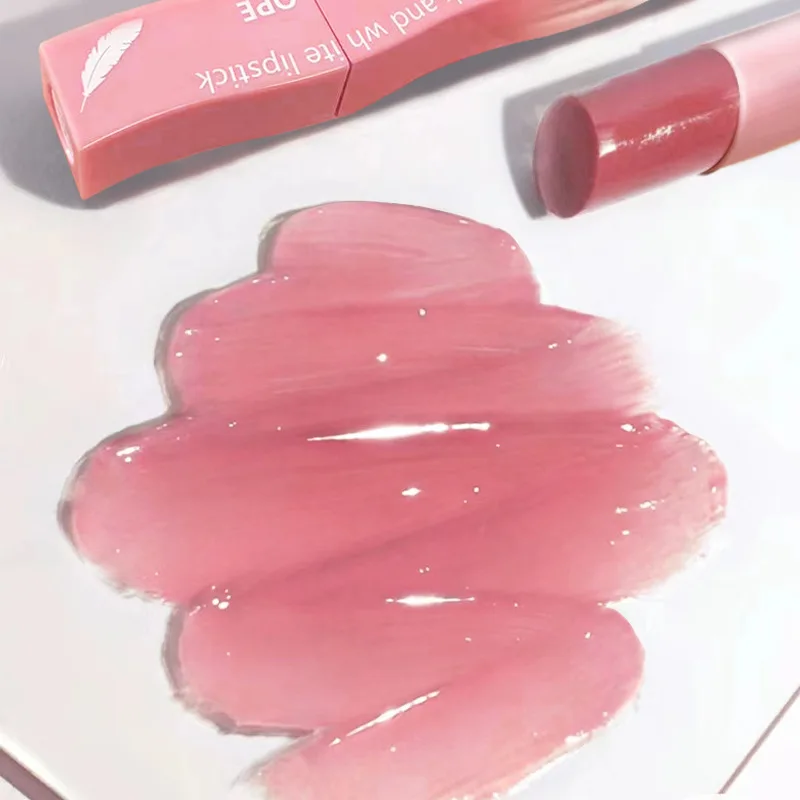 Pink Plumping Lip Gloss Mirror Water Gloss Shining and Moisturizing Highly Pigmented Lip Stain for Girls and Women Lip Gloss