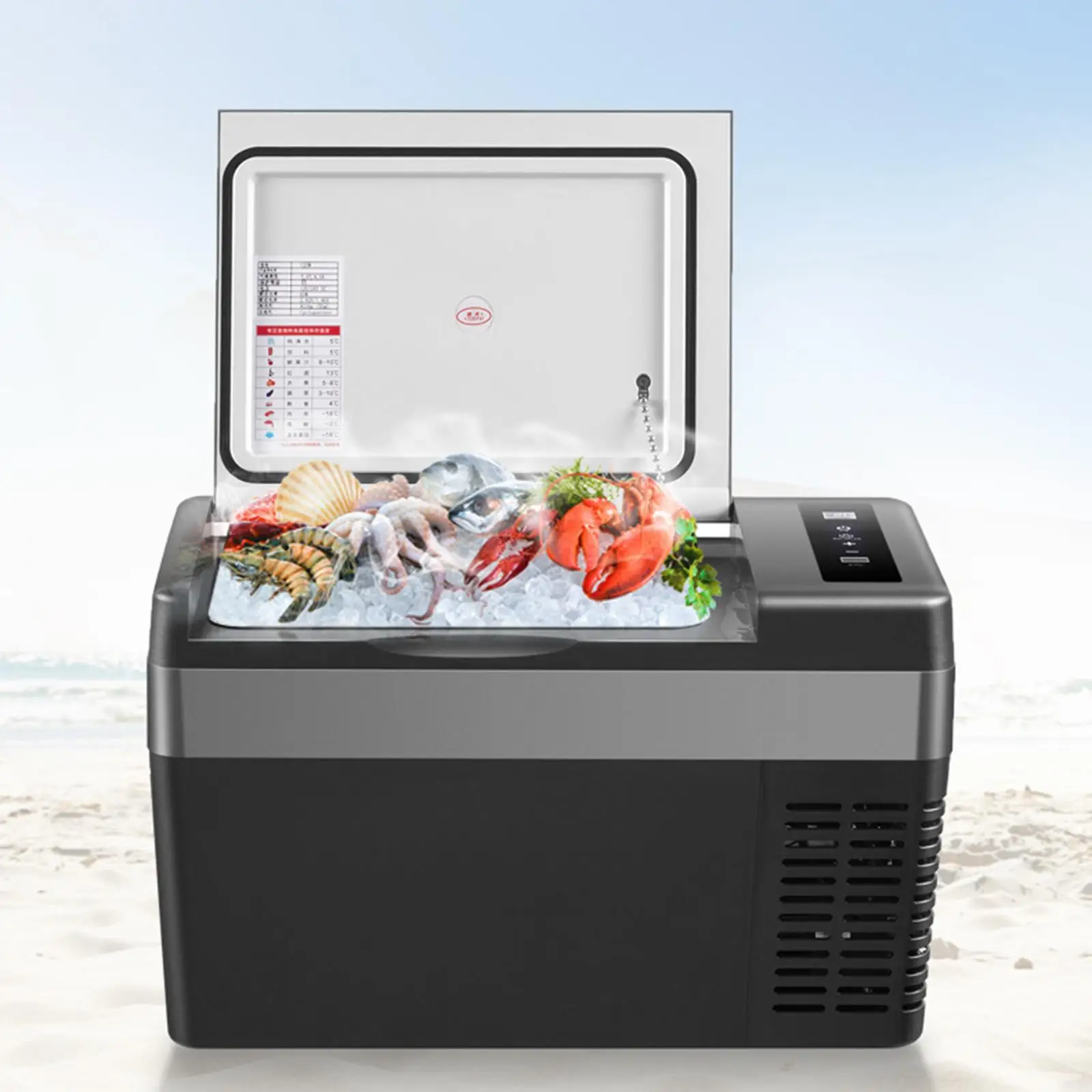 Car Mini Fridge, 25L Portable Small Refrigerator, for Vehicle Truck RV Pinic Camping Travel for Home Bedroom Office Dorm
