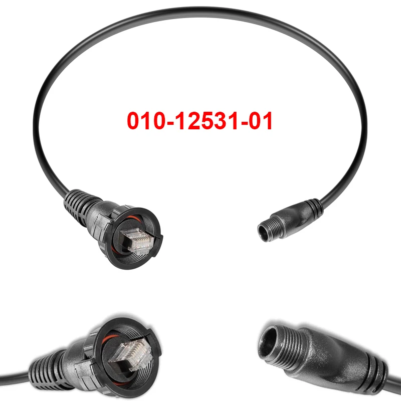 Garmin 010-12531-01 Marine Network Cable Small (Male) to Large (RJ-45) Connector, Compatible with Panoptix LiveScope System