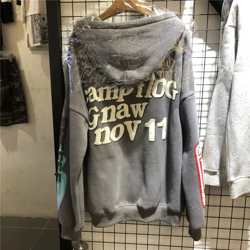 2020 Lucky me Hoodies MEN Women I see Ghosts Hoodies Feel Sleeve red Logo Kanye West Pullovers Kids SEE Ghosts Sweatshirts