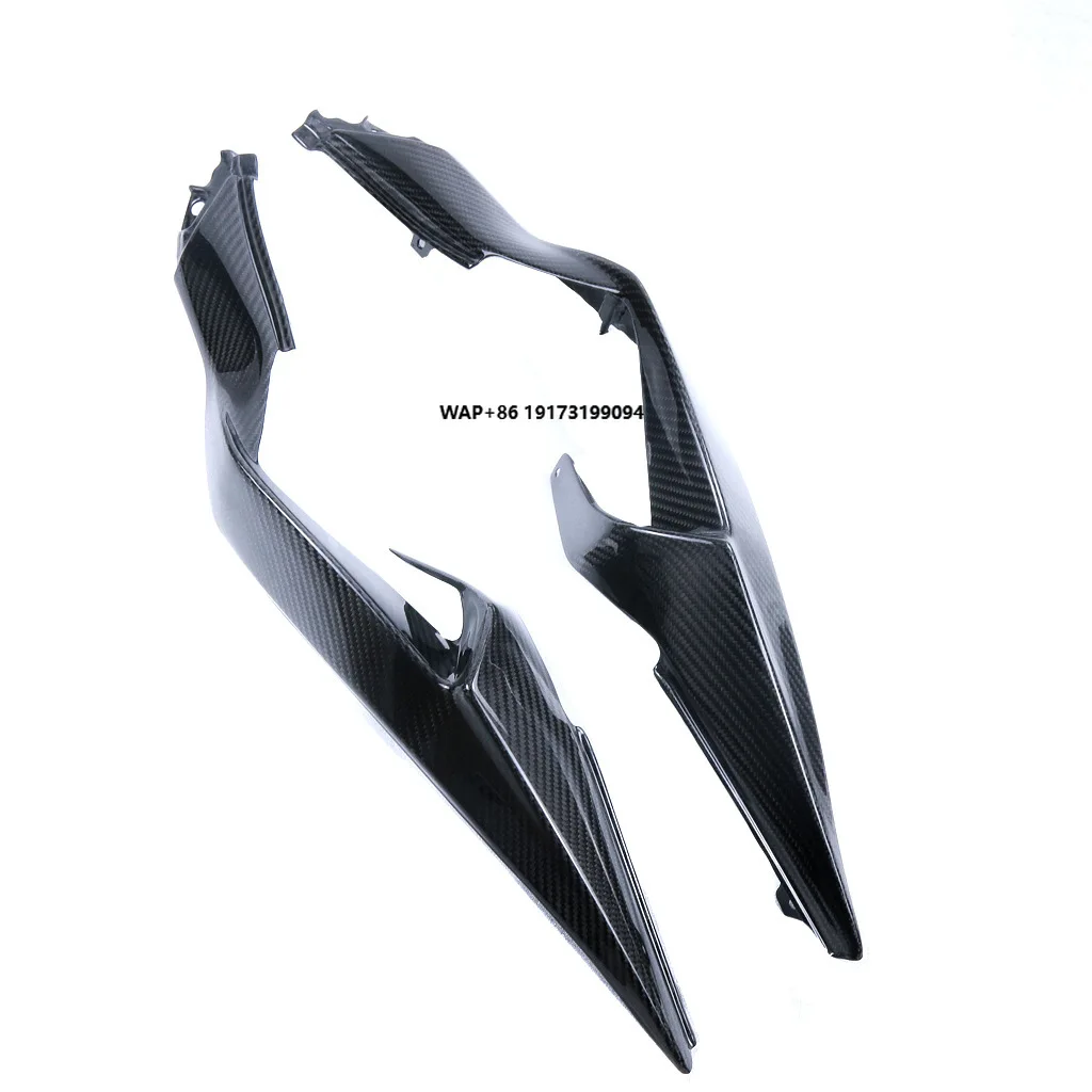 

For ZX-6R motorcycle modification accessories prepreg carbon fiber rear seat tail plate and side plate 2019+
