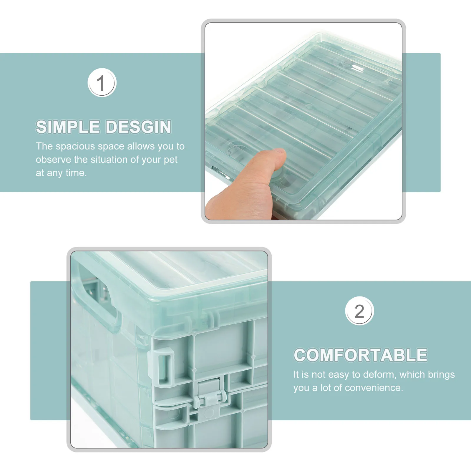 

Parrot Brooder Box Mini Incubator for Chicks Reusable Poultry Heater Accessories Plastic Warm Safe Foldable USB Pad