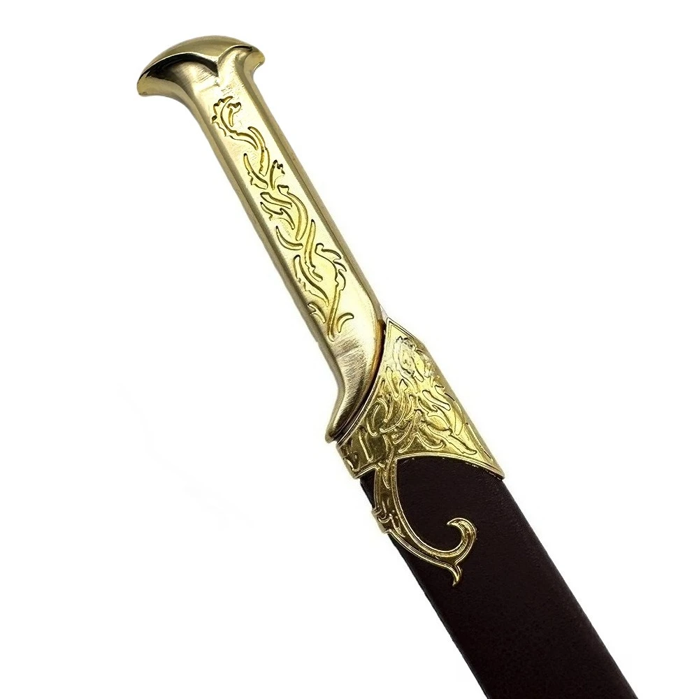 40cm European Western Swords Uncut Blade Weapons Model High Quality Desktop Display Ornaments Collection Birthday Gift for Boys