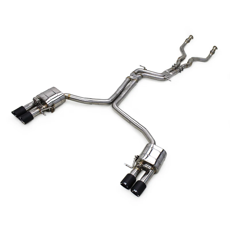 

Yooking Stainless Steel Catback Exhaust System For Audi S4/S5 B8.5 3.0T 2013-2019 Muffler X Pipe Escape Exhaust