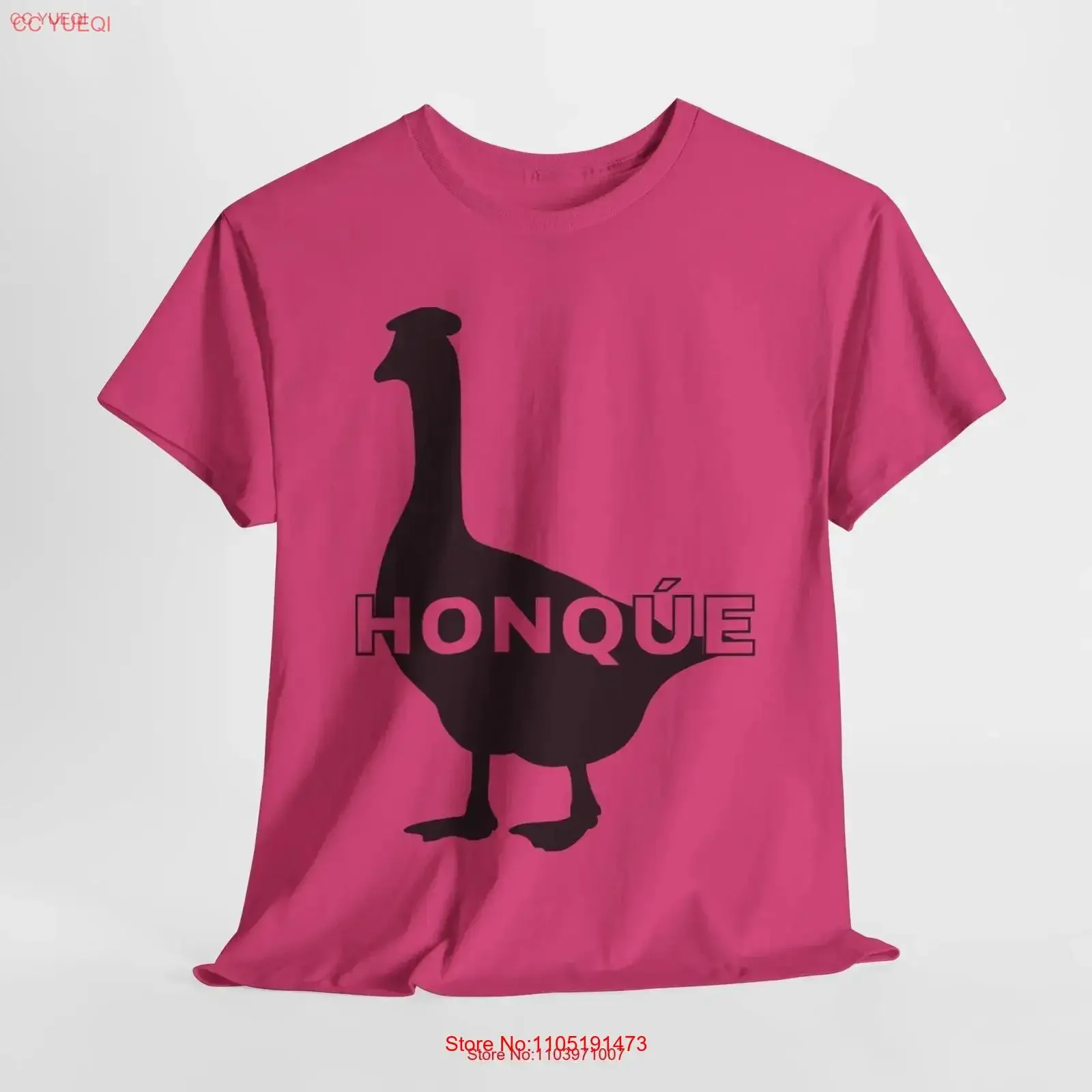 Honque Goose T Shirt Size To 5X vintage Washed Casual streetwear designer clothes Stylish Top For Everyday Wear Unisex fashion