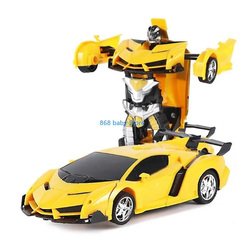 29EE 1:18 Modelo escala Deformación botón Control remoto Deformación Robot Modelo automóvil Control remoto Regalo