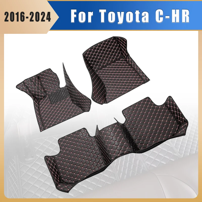 Dywaniki samochodowe do Toyoty C-HR CHR 2024 2023 2022 2021 2020 2019 2018 2017 2016 Auto Akcesoria wewnętrzne Dywaniki Wodoodporna podkładka