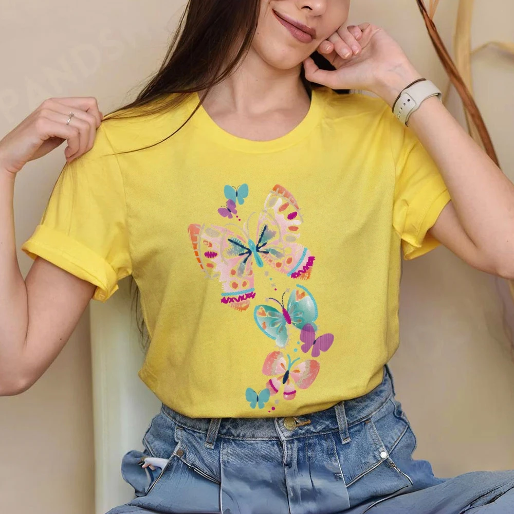 

Women's Graphic T-Shirts Cotton Y2K Style Tee Casual Tops Fashion Comfortable Loose Fit Breathable Fabric Tent Allows Fresh Air