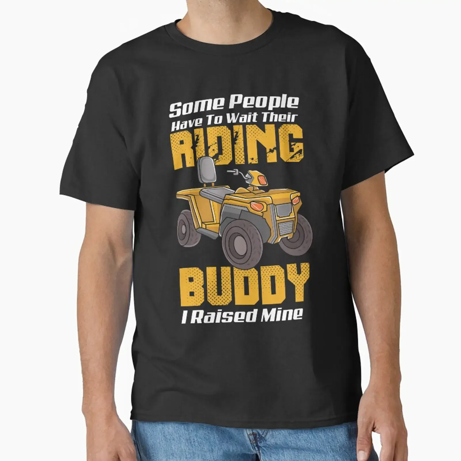 Offroading ATV Riding Buddy Four Wheeler Quad Bike designed and sold by tarek25 vintage Washed Comfortable Versatile Stylish