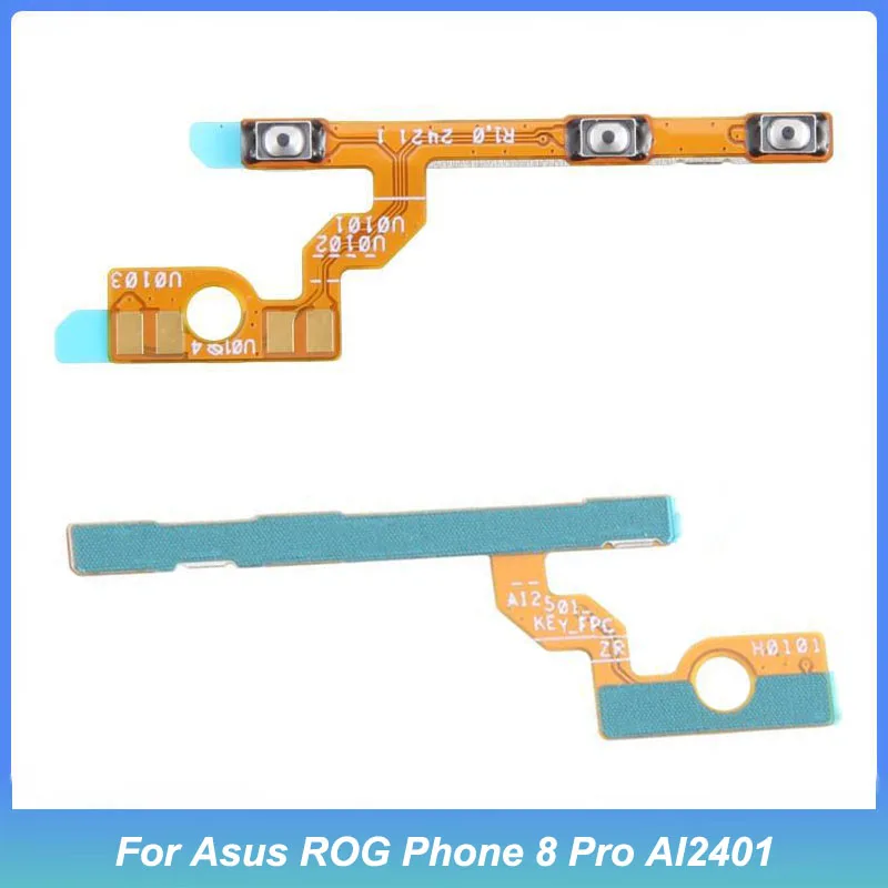 Power and Volume button Flex Cable for Asus ROG Phone 8 Pro AI2401 flex cable Replace Spare Parts