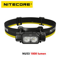 NITECORE NU53 Built-in 6,000mAh Li-ion Battery 8 x NiteLab UHE LEDs  1,800 Lumens 175 Meters Industrial Maintenance Outdoor Work