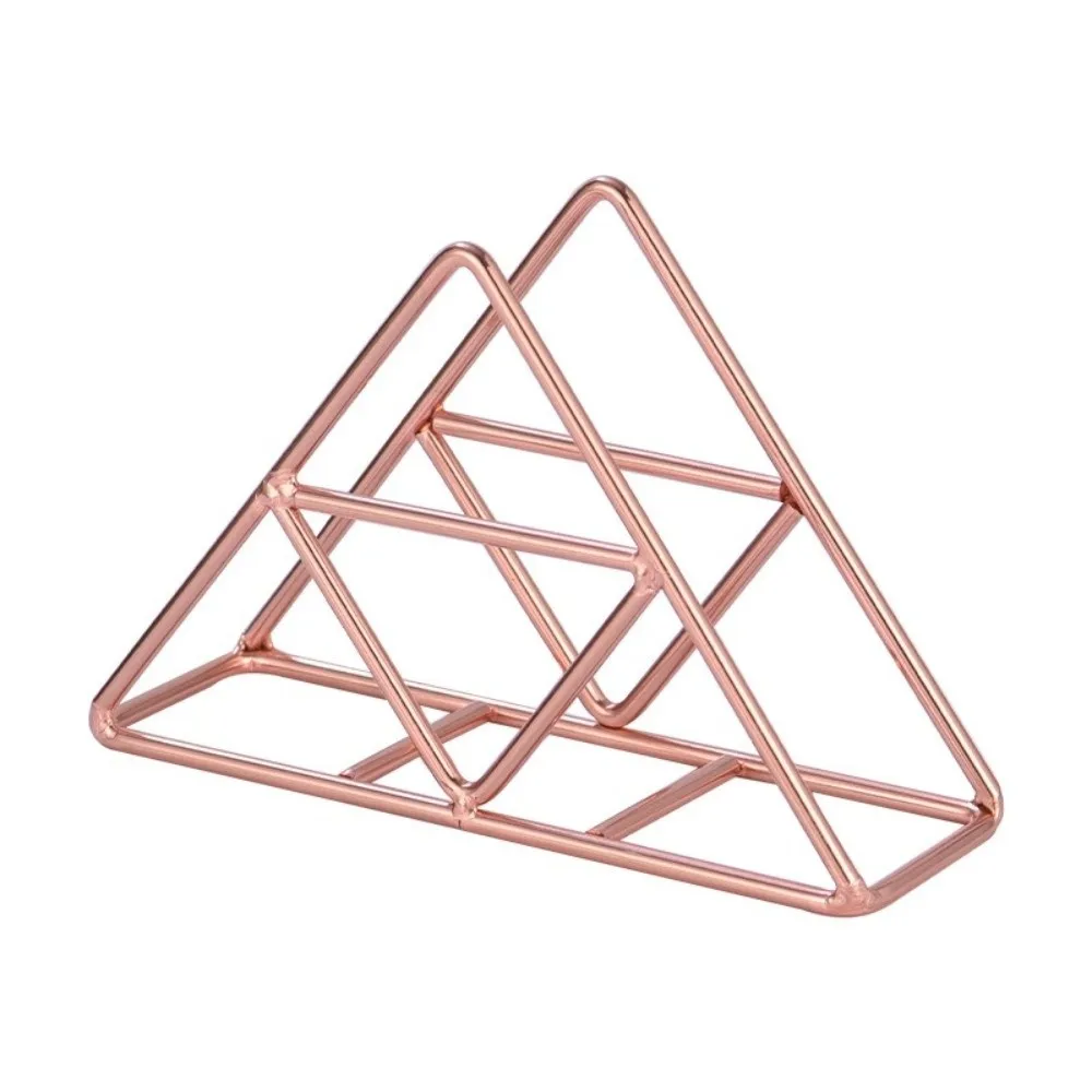 High Quality Ironwork Napkin Holder Metal Convenient Paper Stand Napkin Storage Rack Home Decor