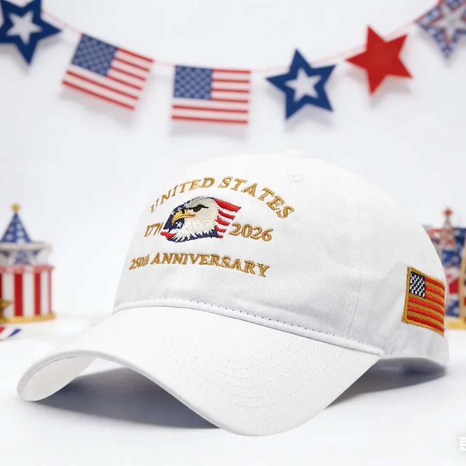 Fashionable Outdoor Baseball Caps For Men And Women Featuring 250 Independence Day Prints And Embroidered Baseball Cotton Cap