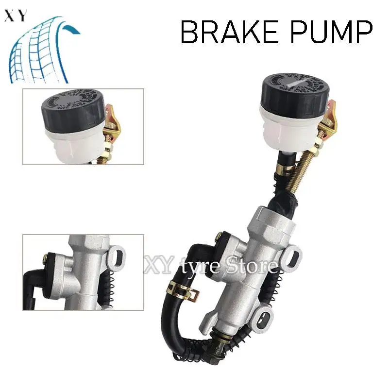 

Motorcycle Rear Foot Hydraulic Brake Pump Quad Dirt Bike Pit Brake Master Cylinder Reservoir ATV Motorbike Brakes Replace parts